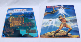 ORIGINAL Vintage 1989 Nintendo Power Willow / Ironsword 16x19 Poster NES - £15.59 GBP