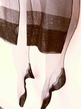 VTG Retro Nylon Stockings Cuban Sassy La France #100 Seamed Hosiery Dawn... - $60.59