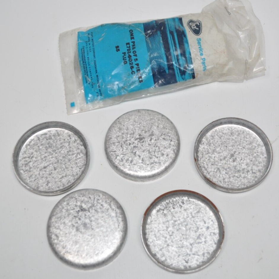 Lot of 5 NOS FORD E7DZ-6026-C CAMSHAFT PLUGS - $19.79