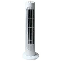Iconnek - Oscillating Tower Fan, 30 &#39;&#39; Height, 3 Speed Settings, White - £37.54 GBP