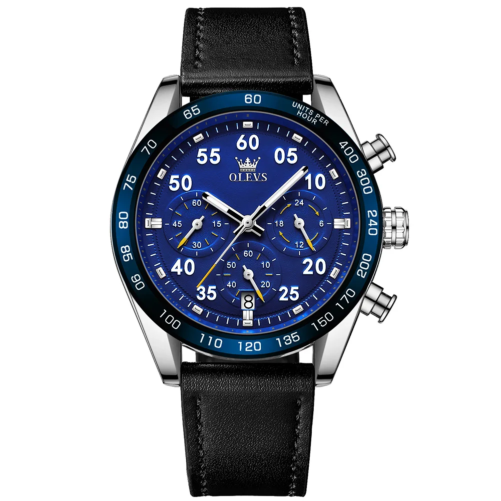 Es fashion casual original quartz watch for man chronograph waterproof luminous date 24 thumb200