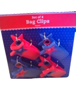 Set Of 4 Patriotic / 4th of July Bag Clips, Magnetic-Brand New-SHIPS N 2... - €13,48 EUR