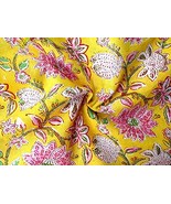 Rastogi Handicrafts Fabric 100% Pure Cotton Hand Block Printed Width - 4... - €12,19 EUR+