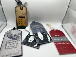 Set of 5 Bottle Tags-Spice Up Your Bottles - $5.00