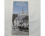 Vintage 1950s Come To Historic Williamsburg Virginia Brochure - £7.03 GBP