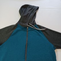 Urban Pipeline The Ultimate Hoodie Men's Teal & Gray Full Zip Sweatshirt Size S image 5