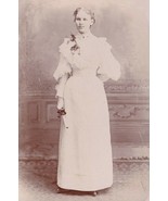 Vtg Cabinet Card Photo - Amanda Halverson - Voigt Company Photo Milwauke... - $338.27 MXN