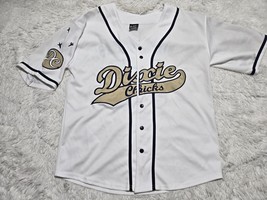 DIXIE CHICKS L BASEBALL JERSEY GIANT MADE USA 2003 Tour Embroidered Feet... - $45.57