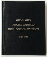 Who&#39;s Who Among American High School Students 1987-1988 - $12.59