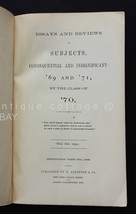 1868 Antique Princeton University Student Publication Poem Non Political Correct - £98.51 GBP