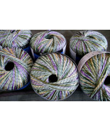 Berroco Zodiac Ribbon Yarn 6 Skeins Color 9608 Cotton Nylon Made in Italy - £23.23 GBP