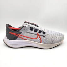 NIKE Air Zoom Pegasus 38 Running Shoes Grey Red (Men&#39;s Size 9) CW7356-004 - £35.00 GBP