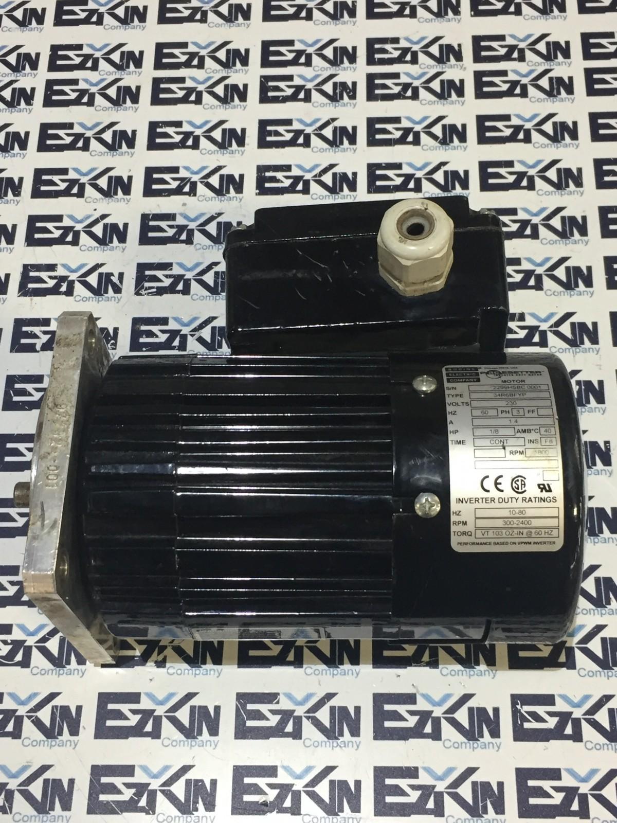 BODINE PACESETTER INVERTER DUTY MOTOR 34R6BFYP  - $150.00