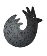 Cast Iron Decorative Chicken Trivet Hot Pad - $221.44 MXN