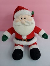 Gund Countdown To Christmas Hand Knit Santa Claus Plush 12&quot; Holiday Medium - £7.88 GBP