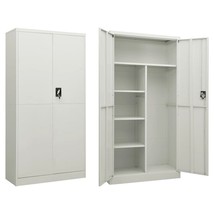 Locker Cabinet Light grey Steel Large Locker Cabinet - €546,65 EUR
