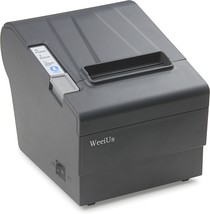 WeeiUs POS Thermal Receipt Printer, USB Ethernet LAN Serial Connection, ... - £82.58 GBP