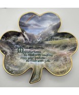 Franklin Mint Shamrock Irish Blessings Hilary Scoffield &quot;May your home...&quot; - $208.88 MXN