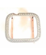 EMJ Bling Apple Watch Zirconia Lab Diamonds Handcraft Encrusted Cover Be... - £59.65 GBP
