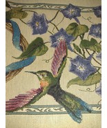 Pretty Hummingbirds Nest Tapestry Table Top Runner 36.5&quot;x13&quot; - $283.40 MXN
