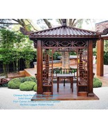Chinese Style Pavilion, Outdoor Courtyard, Solid Wood Outdoor Villa - €129,37 EUR