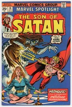 Marvel Spotlight 18 VFNM 9.0 Bronze Age Marvel 1974 The Son of Satan MVS Intact - £30.96 GBP