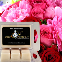 Peony Rose Scented Candle Melts X Strong 80hr Clam Packs - $18.95+