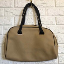 Lacoste tan vinyl shoulder bag 14” x 10” - £31.41 GBP