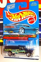 Hot Wheels 2000 Attack Pack Series #23 &#39;79 Ford F-150 Dark Blue w/ 5SPs - £2.32 GBP