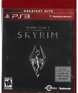The Elder Scrolls V: Skyrim (PlayStation 3, 2011) Complete with Booklet/Disc/Cas