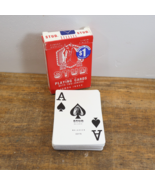 Vintage STUD Playing Cards Poker Size Cards 1970s Walgreen Co Linen Fini... - £11.80 GBP