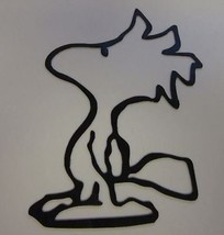 Woodstock Metal Art - Peanuts Gang - Black -6.5&quot; x 4.5&quot; - £14.76 GBP