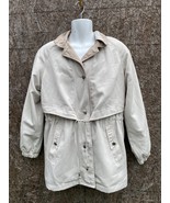 Charles Klein Medium Jacket Rain Coat Trench beige - $19.79