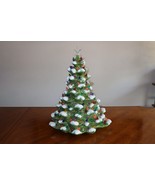 ARNELS Ceramic Birds Bulb Snow Flocked CHRISTMAS TREE Signed NO BASE - T... - $1,331.94 MXN