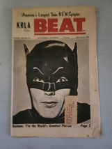KRLA BEAT NEWSPAPER VOL 1 No 47 February 5, 1966-Batman Confesses  - £19.78 GBP