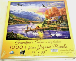 Grandpa&#39;s Cabin by Cory Carlson SunsOut 1,000+ Piece Jigsaw Puzzle NEW S... - $9.89
