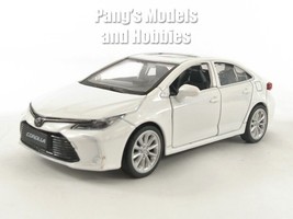 4.5 inch 2018 Toyota Corolla Hybrid 1/43 Scale Diecast Model by Showcasts White - $14.84