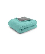 ELLA JAYNE Reversible Anti-Anxiety Weighted Blanket, 12 lbs Aqua 1Day Sh... - $54.95
