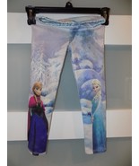 Disney Frozen Anna &amp; Elsa Legging Size 4 Girls - $279.78 MXN