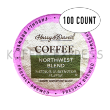 Harry &amp; David Coffee, Northwest Blend, 100 Single Serve Cups - £39.56 GBP