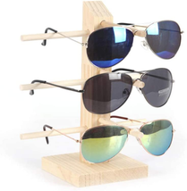 Wooden Eyeglasses Sunglasses Frame Organizer Display Stand Holder Shop H... - $15.13