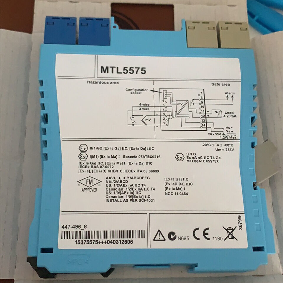 MTL5575 MTL 5575 Temperature Converter For THC or RTD Input Safety Grille - $111.02