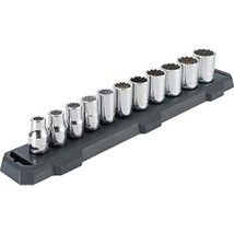 CRAFTSMAN Socket Set, SAE, 1/2-Inch Drive, 12-Point, 11-Piece (CMMT12046) - $60.59