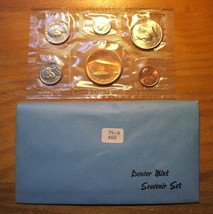 1979 Denver Mint Souvenir Set With Envelope - Uncirculated 5 Coin Set - $19.95