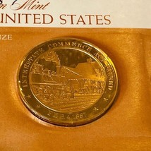 Franklin Mint Coin Medal History United States Solid Bronze interstate commerce - £14.71 GBP