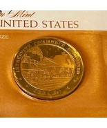 Franklin Mint Coin Medal History United States Solid Bronze interstate c... - £15.70 GBP