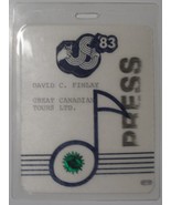 US Festival 1983 California Original Backstage Press Pass Wozniak San Be... - $200.00