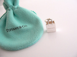 Tiffany &amp; Co Shopping Bag Charm Bag Pendant for Necklace Bracelet Gift Pouch - £320.10 GBP