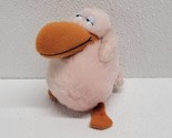 Vintage Godfrey Goony Bird Pink Wallace Berrie 1982 Mini Plush Pelican 4&quot; - £8.54 GBP