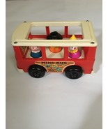 Vintage 1988 Fisher Price Little People Red Minibus-VERY RARE VINTAGE-SH... - $257.28